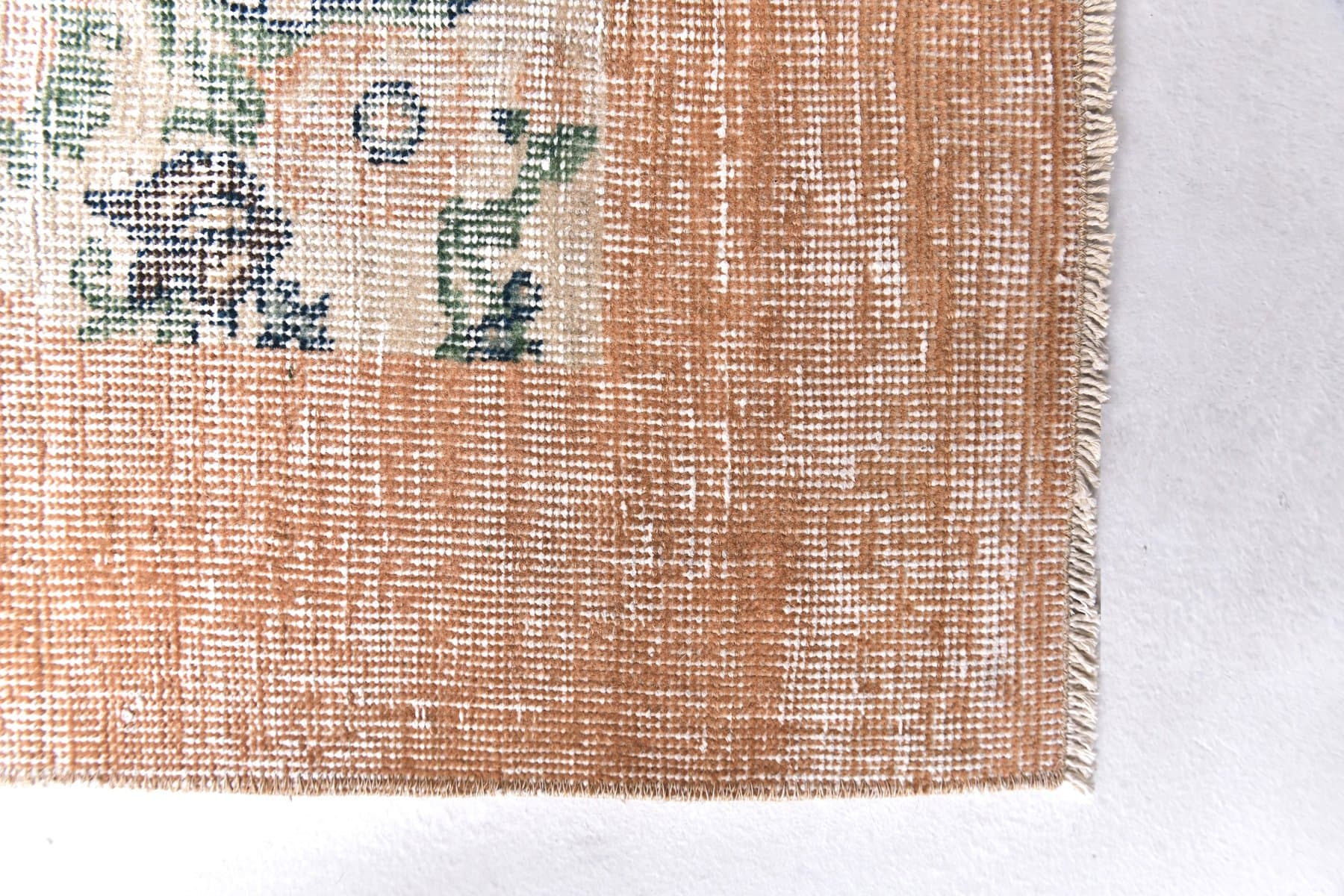 Dywan 301x207 cm, beżowy, wełna, lata 60. - 212976