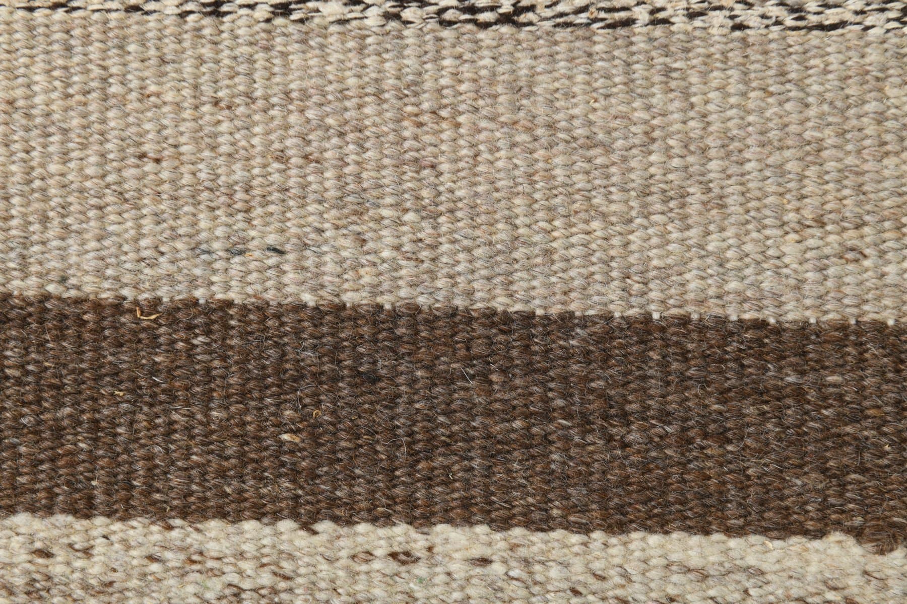 Kilim 330x305 cm, beżowy, brązowy, wełna, Turcja, lata 70. - 212963