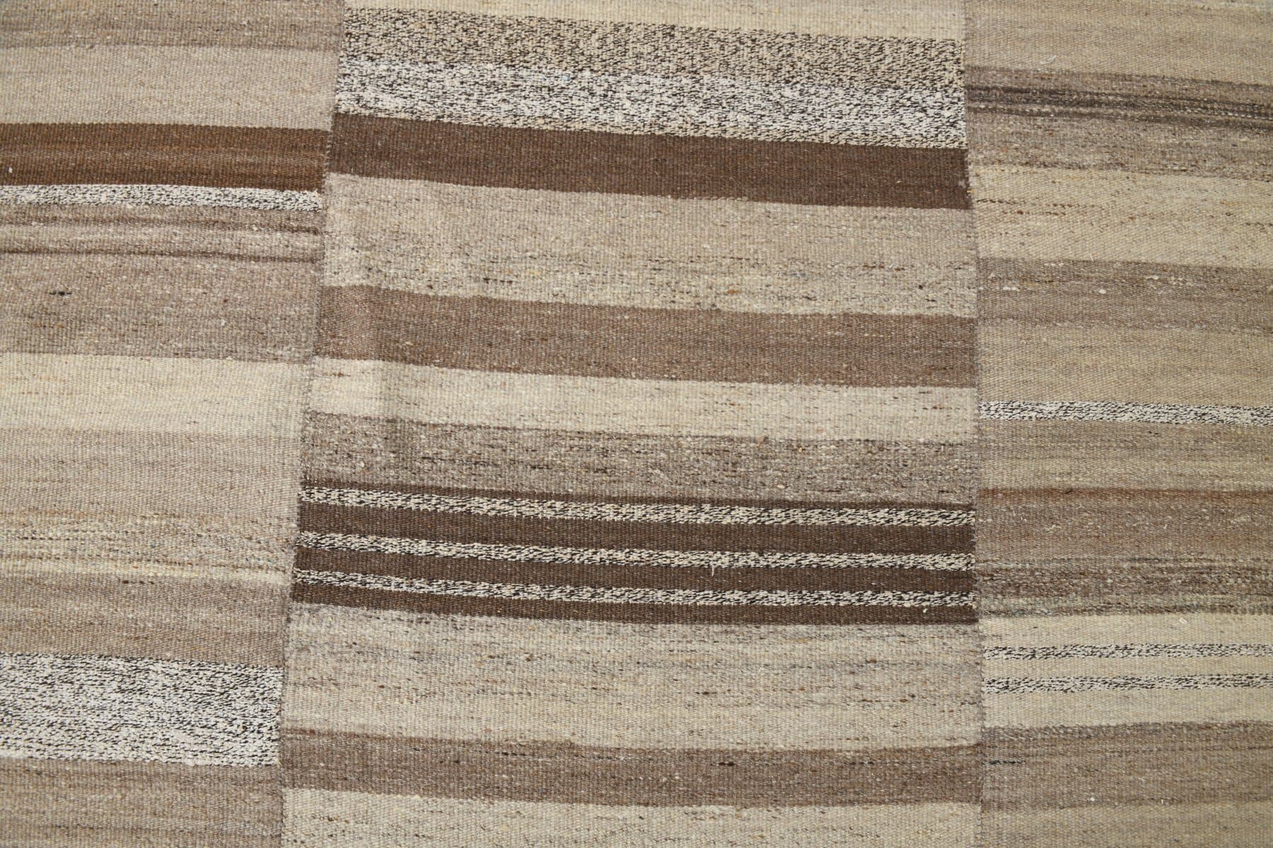 Kilim 330x305 cm, beżowy, brązowy, wełna, Turcja, lata 70. - 212961