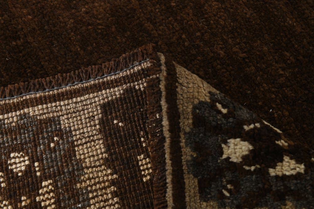 Rug 195x290 cm, brown, wool, Turkey, 1970s. - 212936