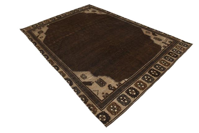 Rug 195x290 cm, brown, wool, Turkey, 1970s. - DIMENSION