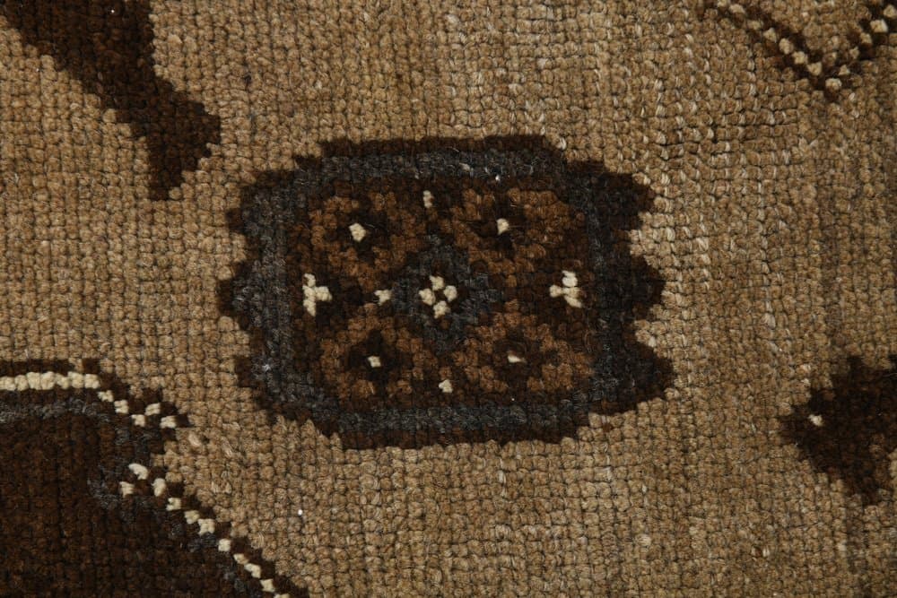 Rug 195x290 cm, brown, wool, Turkey, 1970s. - 212935