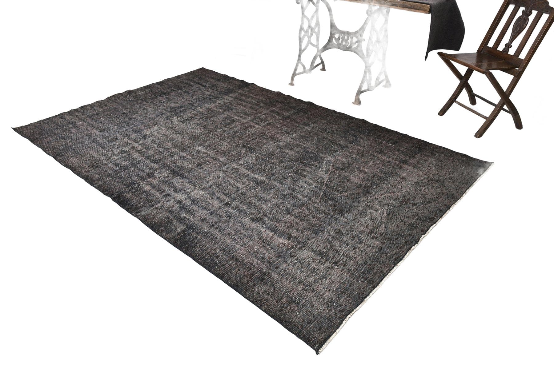Rug 177x275 cm, grey, wool, Turkey, 1970s - 212919