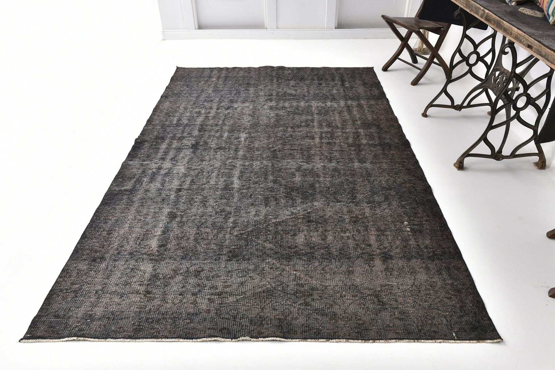 Rug 177x275 cm, grey, wool, Turkey, 1970s - 212924