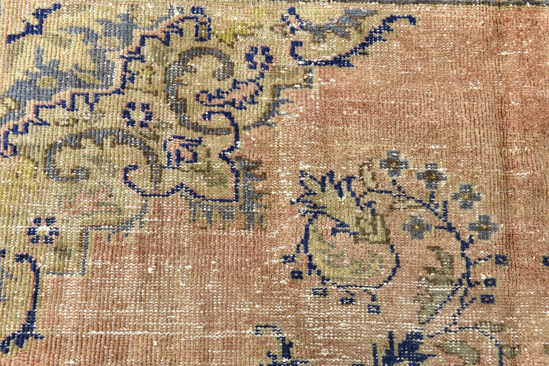 Rug 373x234 cm, Blue, Beige, Wool, 1970s - 212905