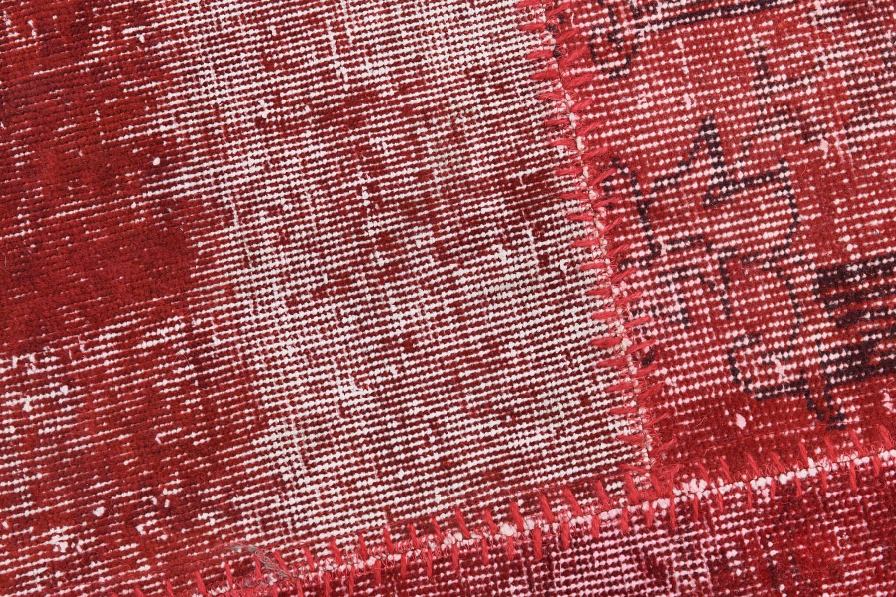 Rug 151x200 cm, red, wool, 1970s - 212878