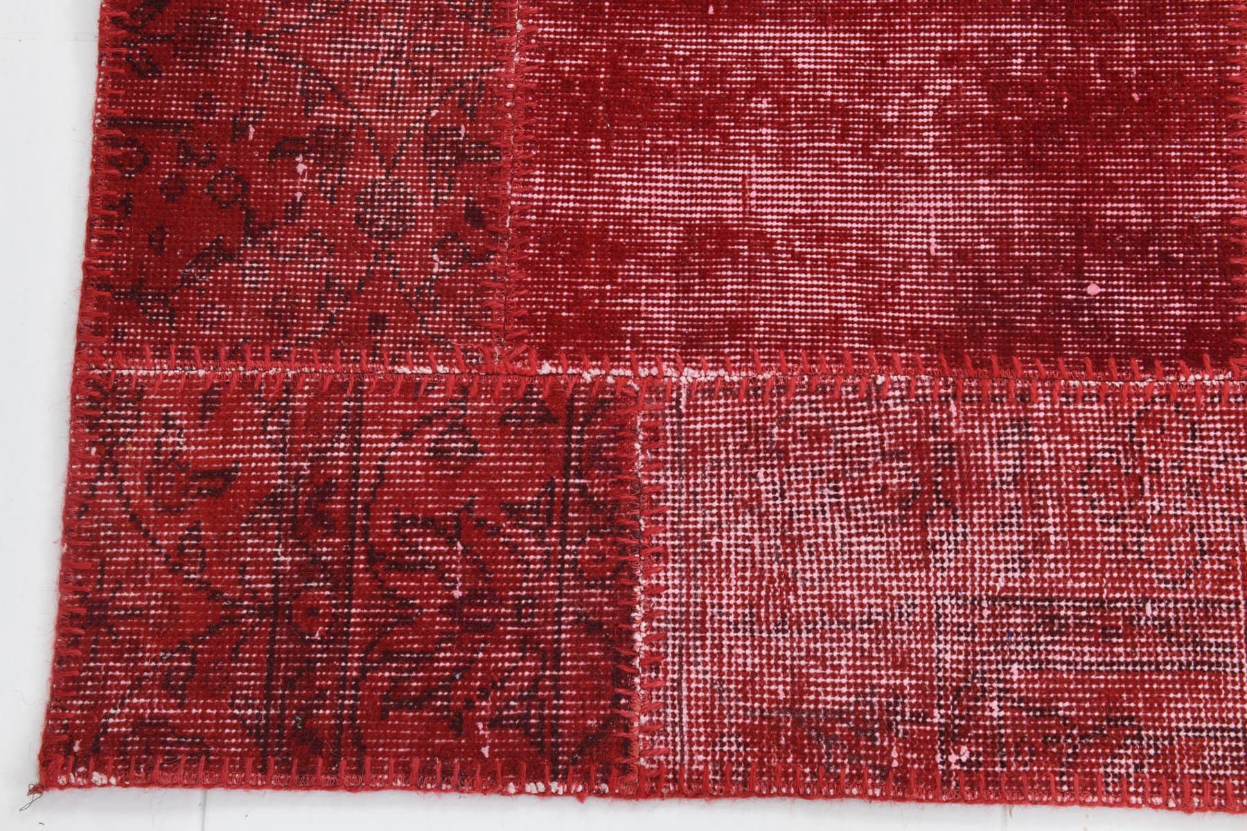 Rug 151x200 cm, red, wool, 1970s - 212871