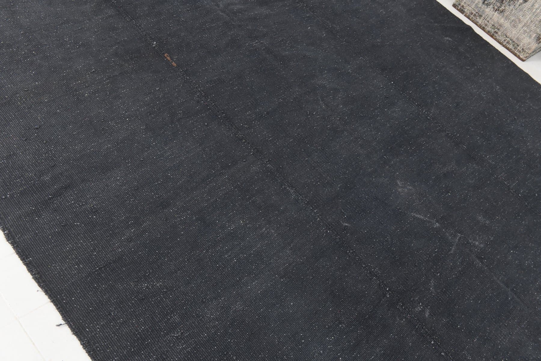 Kilim 333x231 cm, szary, wełna, lata 70. - 212838