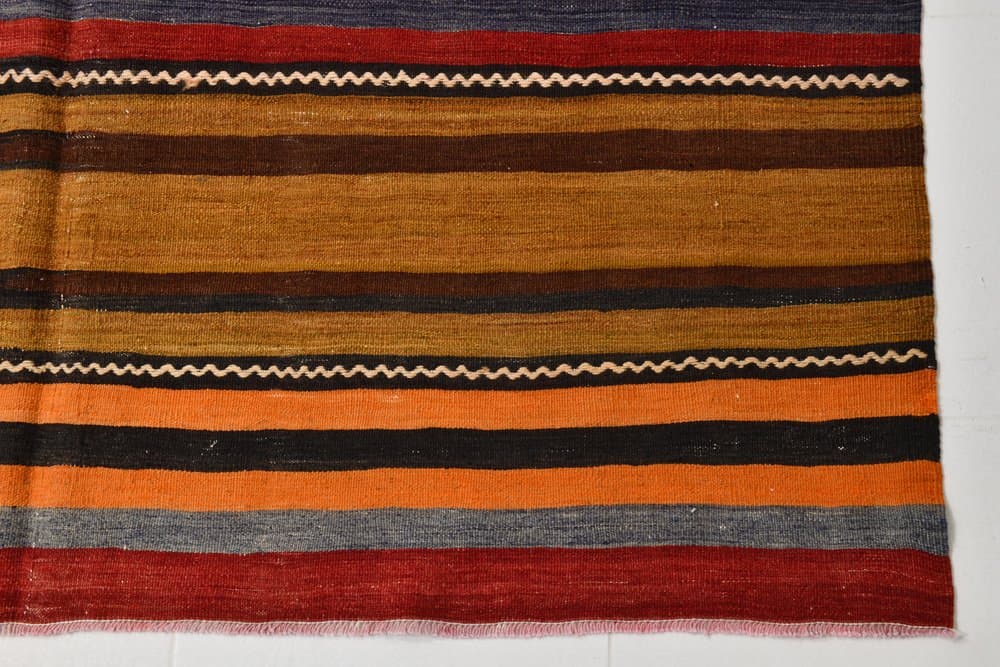 Kilim 174x272 cm, Red, Brown, Wool, 1970s - 213009