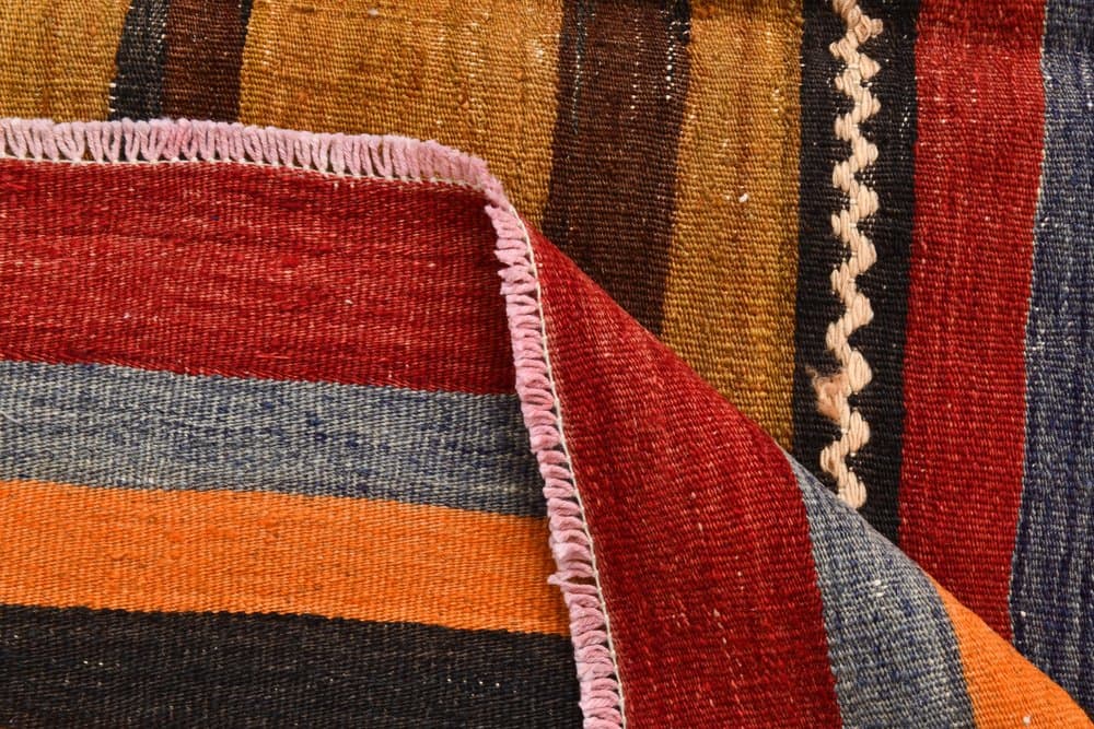 Kilim 174x272 cm, Red, Brown, Wool, 1970s - 213010