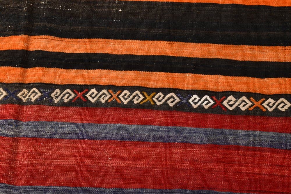 Kilim 174x272 cm, Red, Brown, Wool, 1970s - 213007