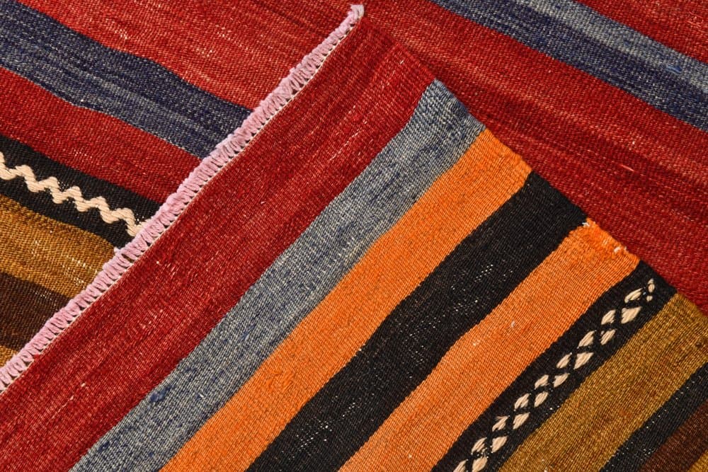 Kilim 174x272 cm, Red, Brown, Wool, 1970s - 213002