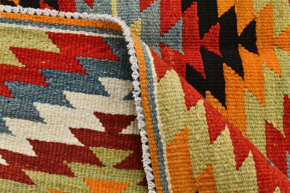 Kilim 178x295 cm, czerwony, beżowy, wełna, lata 70. - 213097