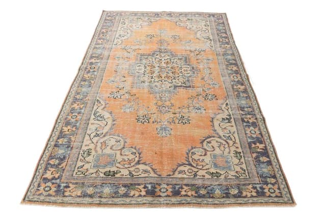 Rug 181x274 cm, beige, wool, 1970s - DIMENSION