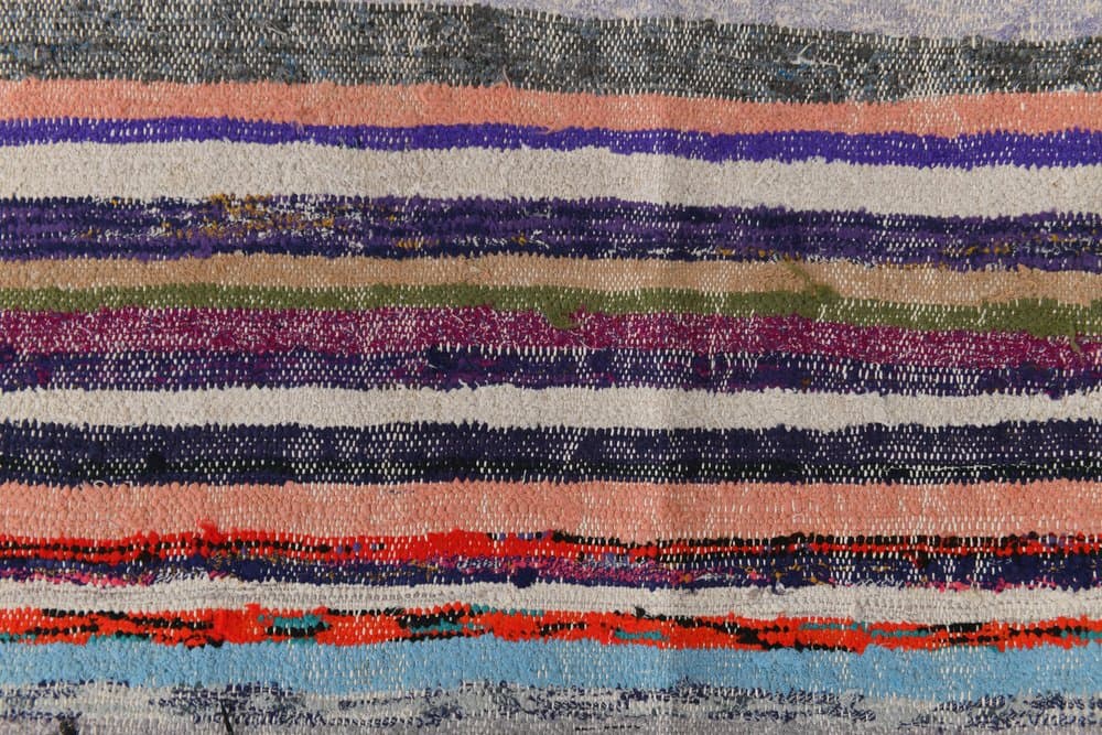 Dywan 170x266 cm, niebieski, zielony, wełna, lata 60. - 213304