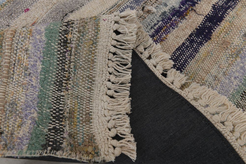 Dywan 170x266 cm, niebieski, zielony, wełna, lata 60. - 213308