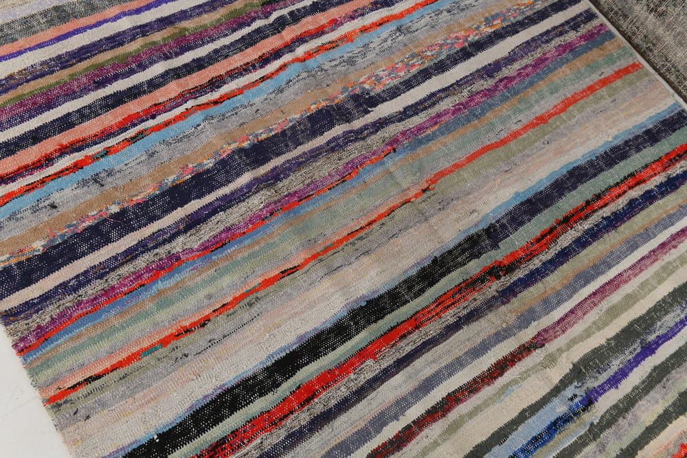 Dywan 170x266 cm, niebieski, zielony, wełna, lata 60. - 213302