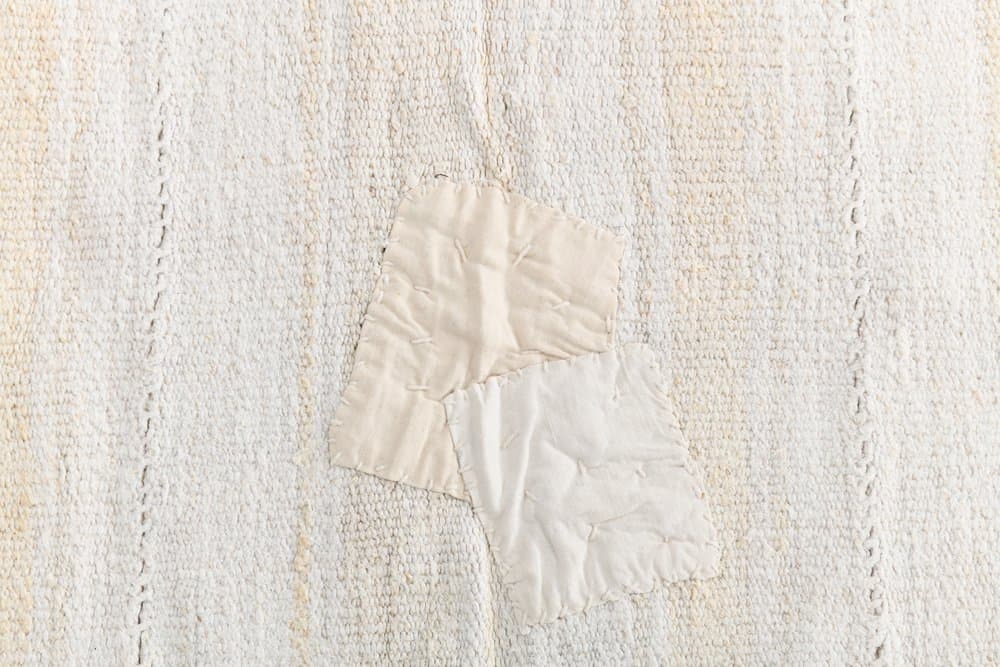 Rug 156x187 cm, beige, hemp, 1970s - 213292