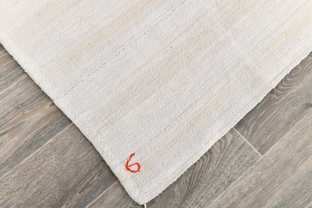 Rug 156x187 cm, beige, hemp, 1970s - 213286