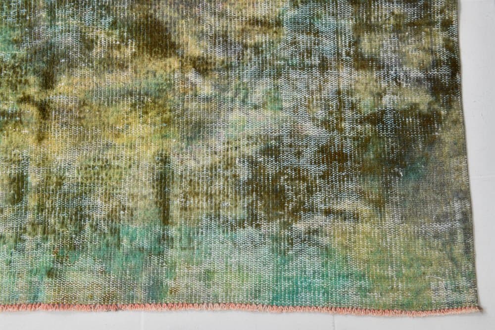 Rug 185x295 cm, green, wool, 1960s - 213269