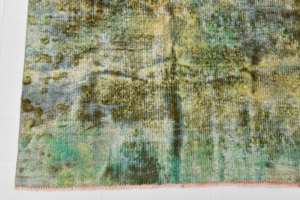 Rug 185x295 cm, green, wool, 1960s - 213268