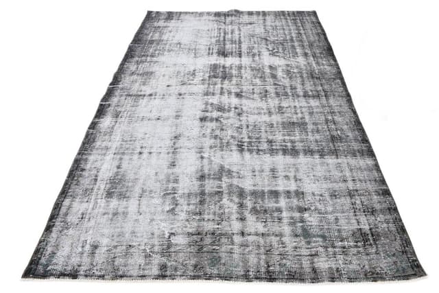 Rug 179x271 cm, Grey, Wool, 1960s - DIMENSION