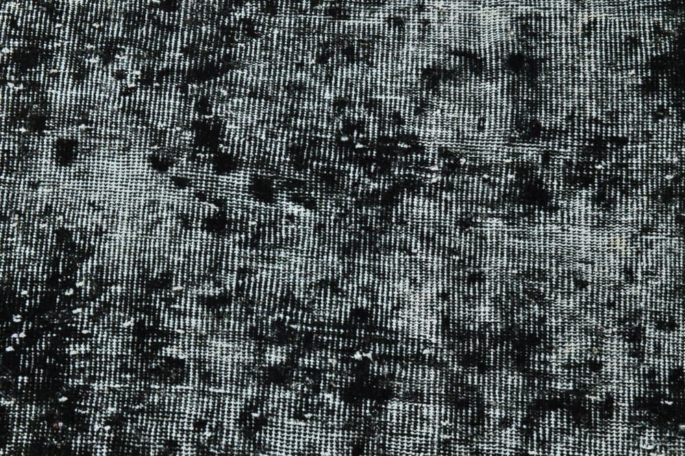 Rug 205x308 cm, black, grey, wool, 1960s - 213507