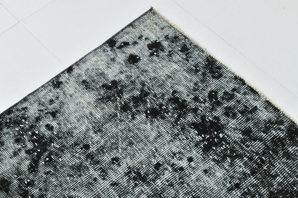 Rug 205x308 cm, black, grey, wool, 1960s - 213502