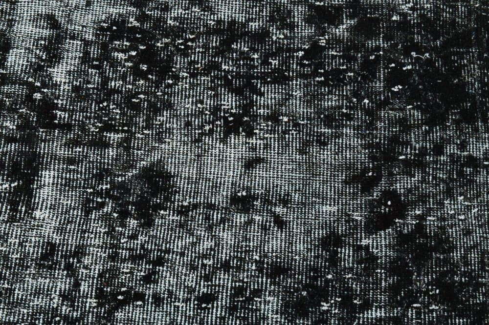 Rug 205x308 cm, black, grey, wool, 1960s - 213501