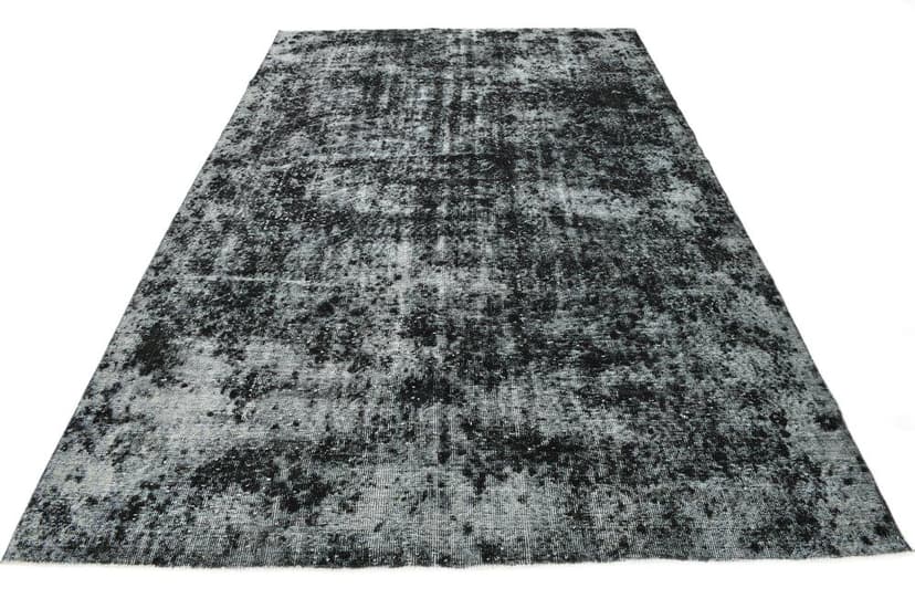 Rug 205x308 cm, black, grey, wool, 1960s