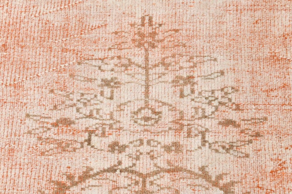 Rug 185x273 cm, pink, wool, Turkey, 1970s. - 213485