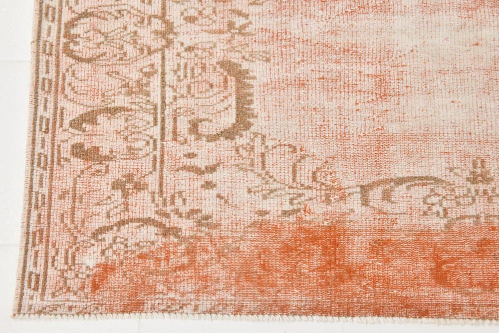 Rug 185x273 cm, pink, wool, Turkey, 1970s. - 213483