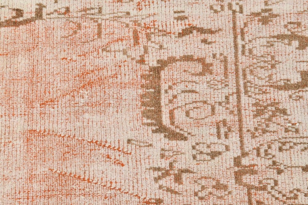 Rug 185x273 cm, pink, wool, Turkey, 1970s. - 213476