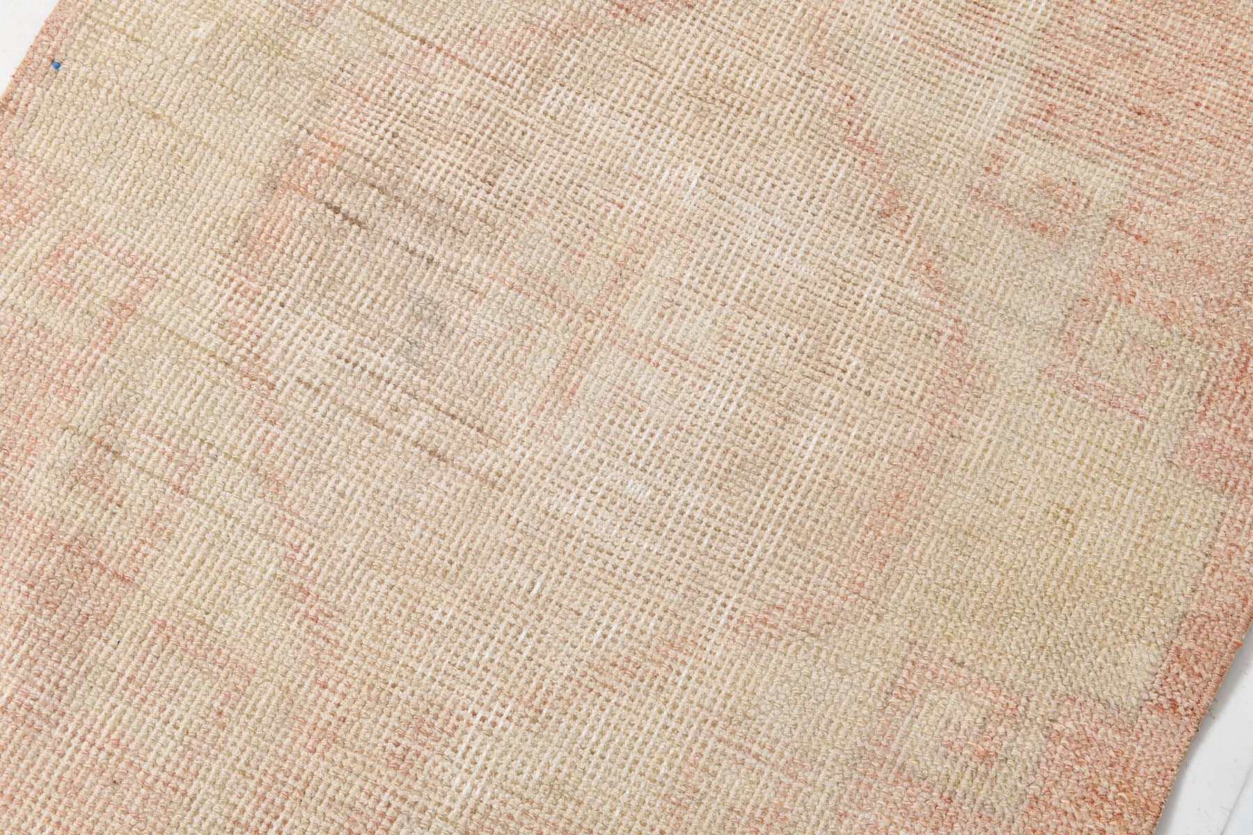 Runner 80x338 cm, beige, wool, 1960s - 213442