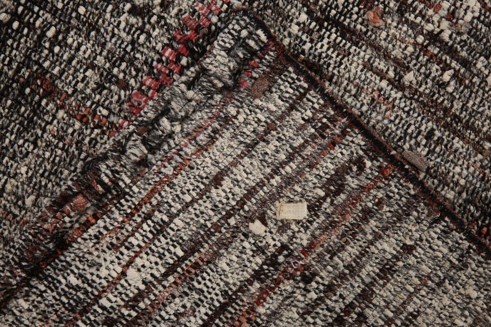 Chodnik 289x77 cm, szary, wełna, Turcja, lata 80. - 214048