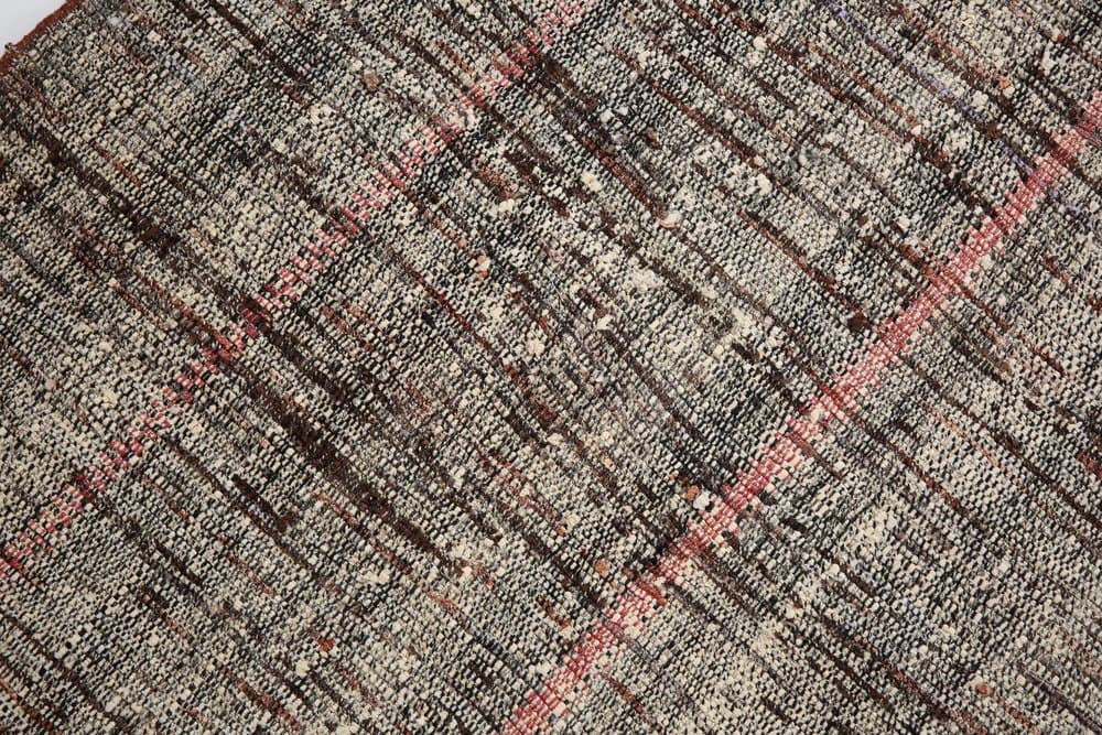 Chodnik 289x77 cm, szary, wełna, Turcja, lata 80. - 214053