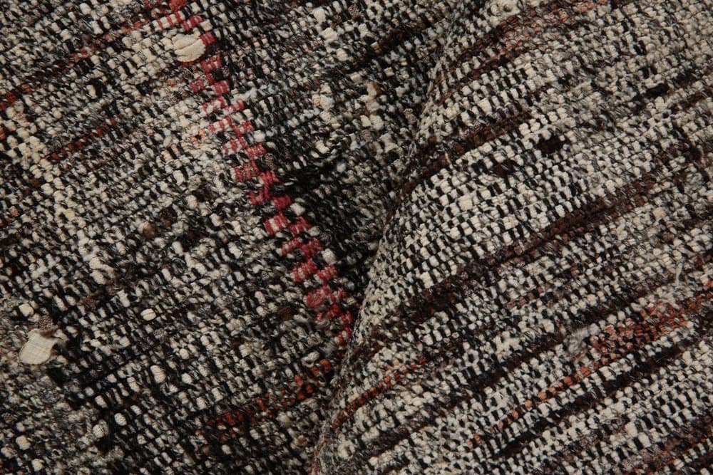 Chodnik 289x77 cm, szary, wełna, Turcja, lata 80. - 214047