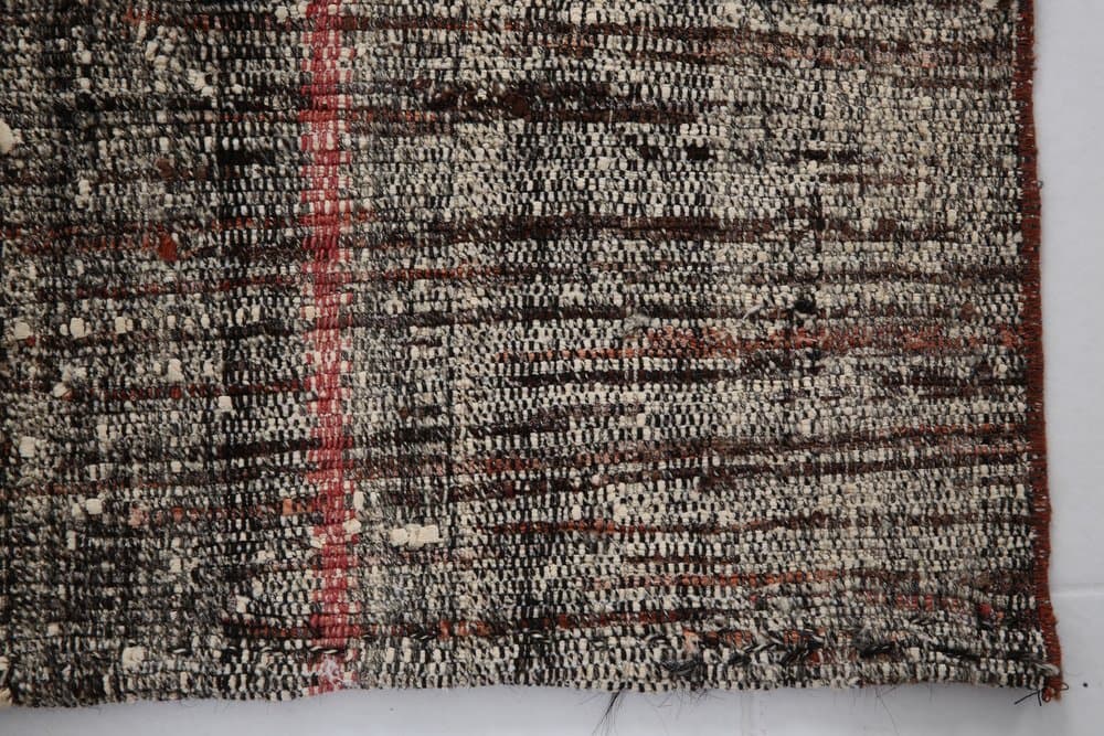 Chodnik 289x77 cm, szary, wełna, Turcja, lata 80. - 214056