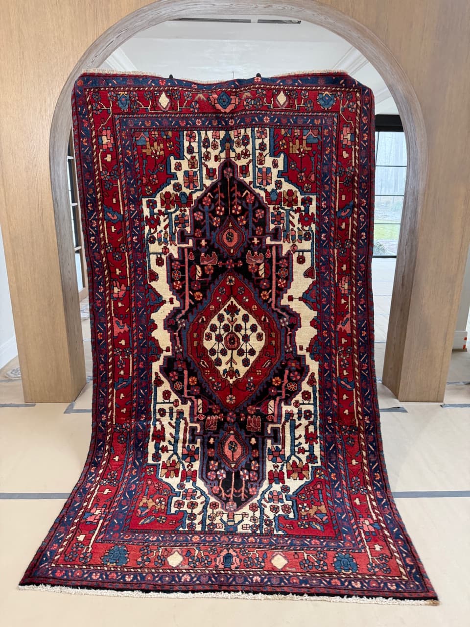 Nowy Dywan Perski Wełniany Iran Hamadan - 213605