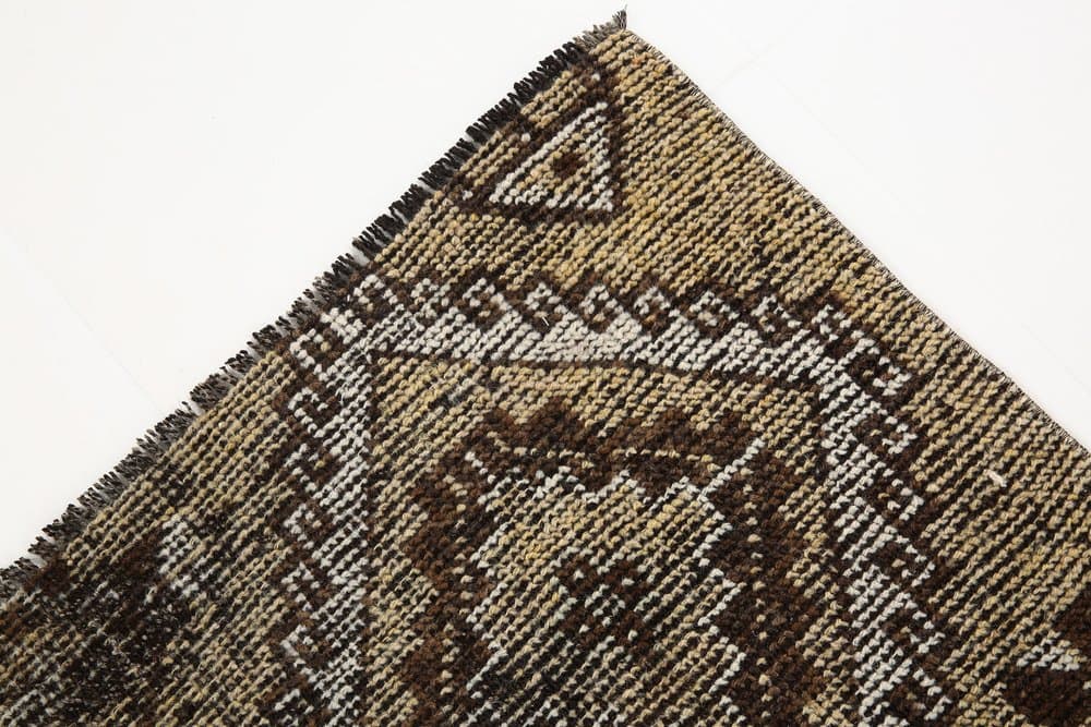 Rug 209x104 cm, beige, wool, Turkey, 1950s. - 214042