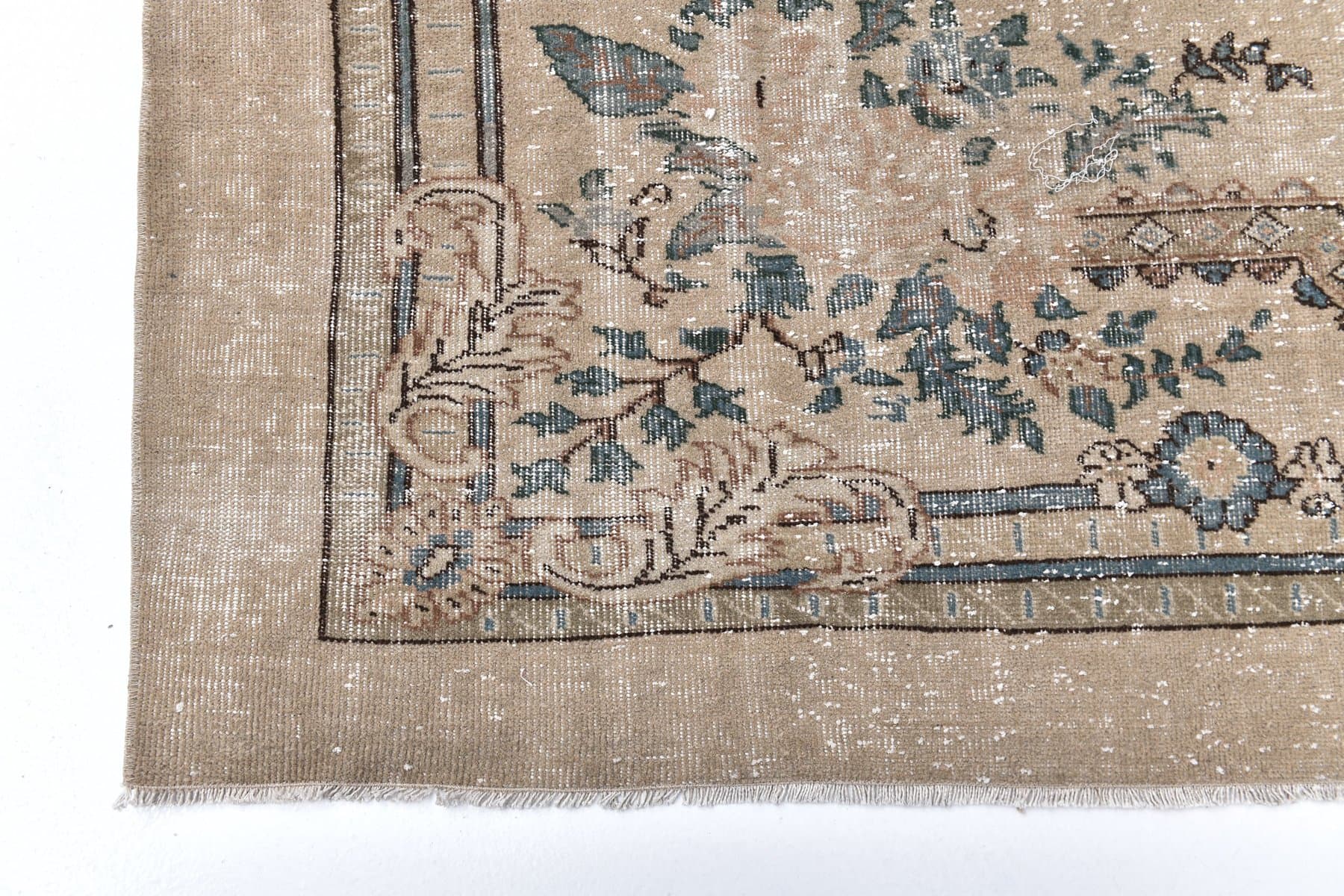 Rug 330x233 cm, beige, wool, Turkey, 1970s. - 213906