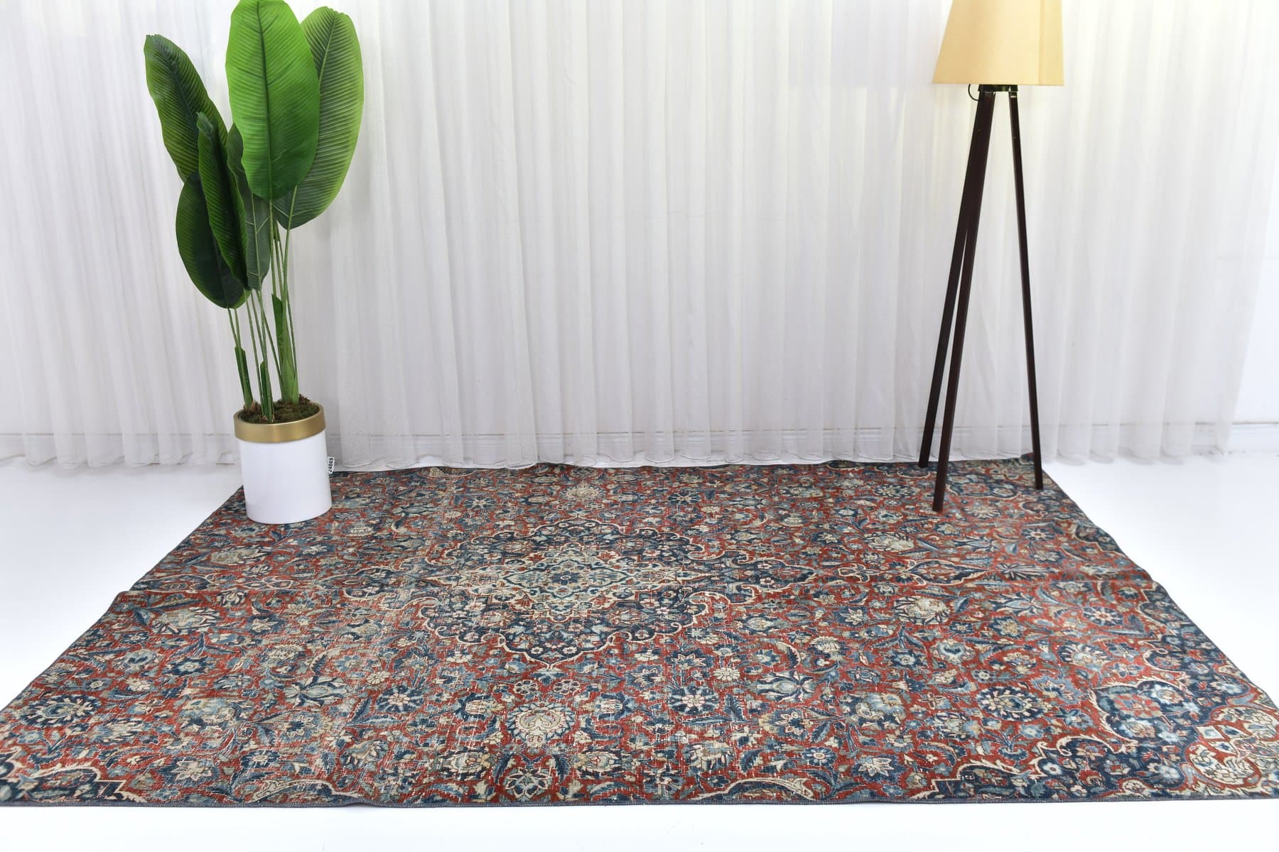 Rug 178x256 cm, red, wool, Turkey, 1970s. - 213854