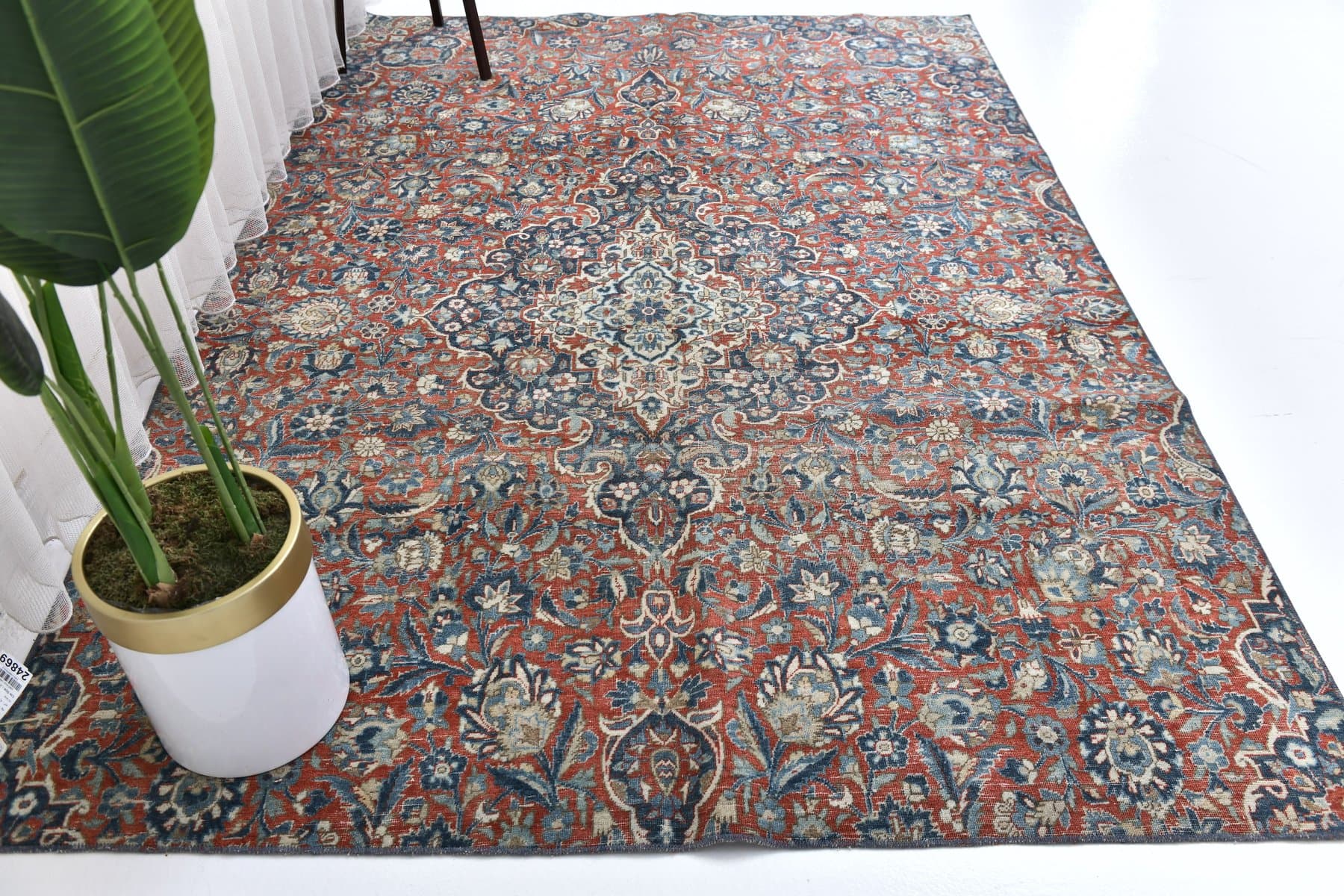 Rug 178x256 cm, red, wool, Turkey, 1970s. - 213851