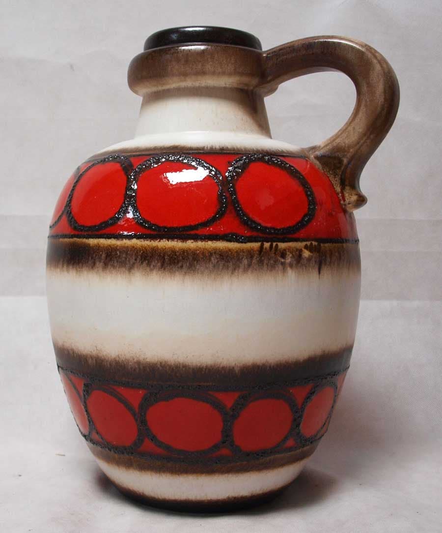Ceramiczny wazon Fat Lava, mid-century modern, Niemcy, lata 70. - 15573