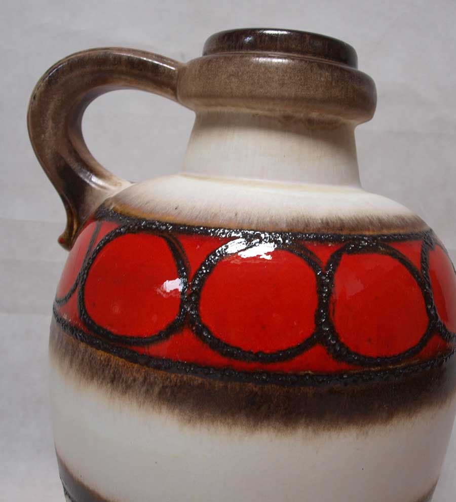 Ceramiczny wazon Fat Lava, mid-century modern, Niemcy, lata 70. - 15572