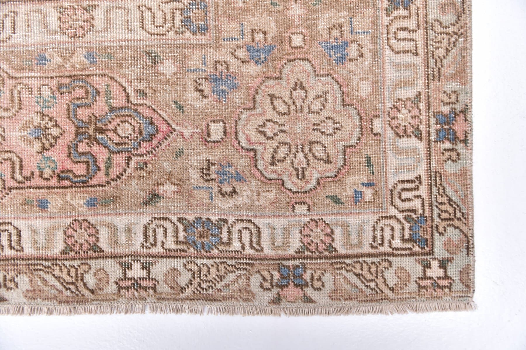 Dywan 382x282 cm, brązowy, wełna, Turcja, lata 50. - 214319