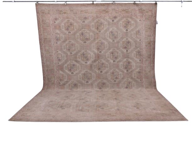 Rug 378x299 cm, beige, wool, 1960s