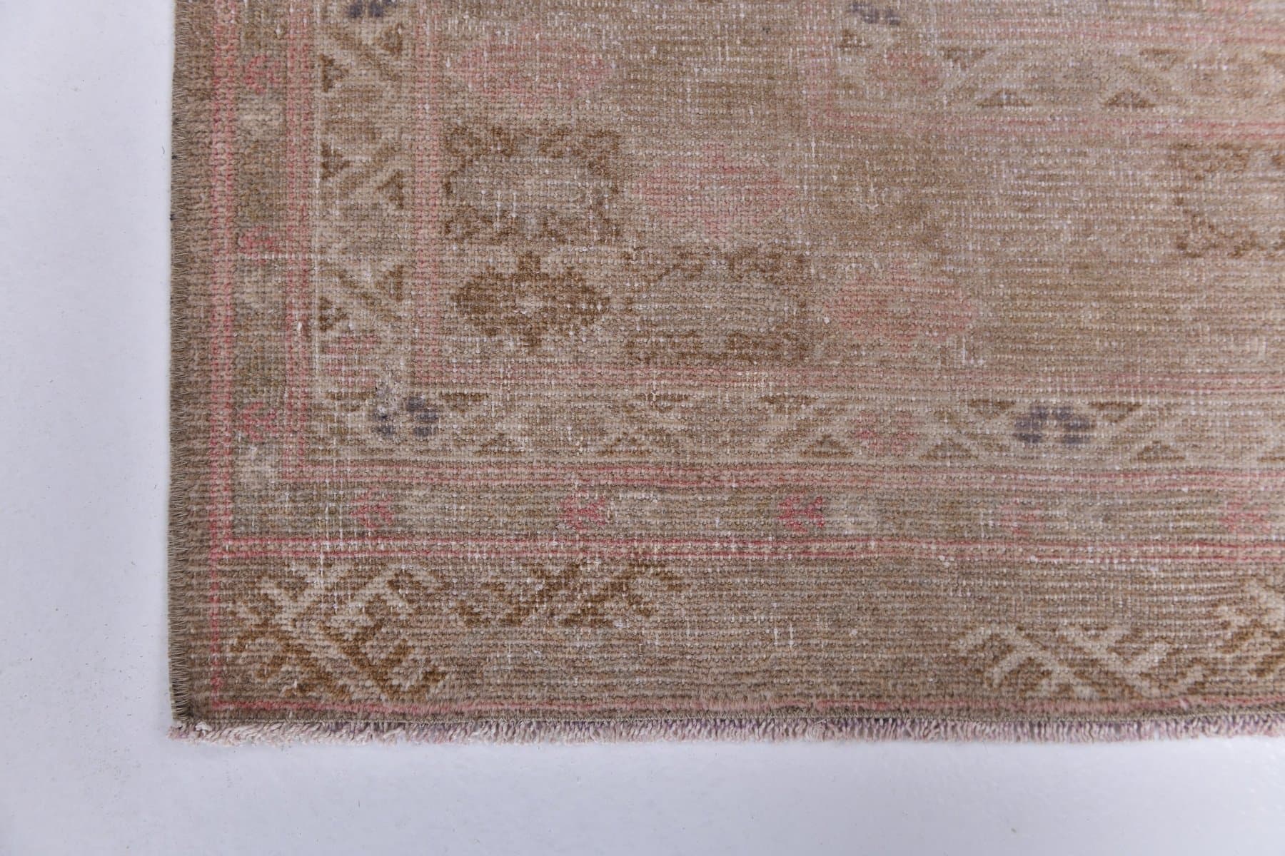 Rug 378x299 cm, beige, wool, 1960s - 214311