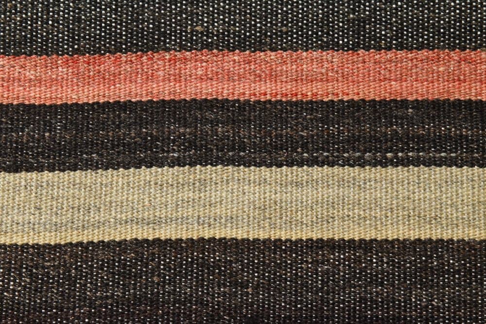 Kilim 235x144 cm, brown, wool, 1970s - 214298
