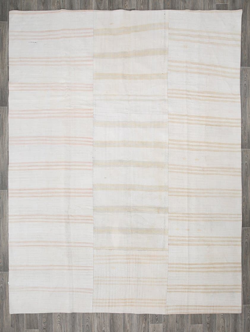 Kilim 287x370 cm, ivory, hemp, 1980s - 214272